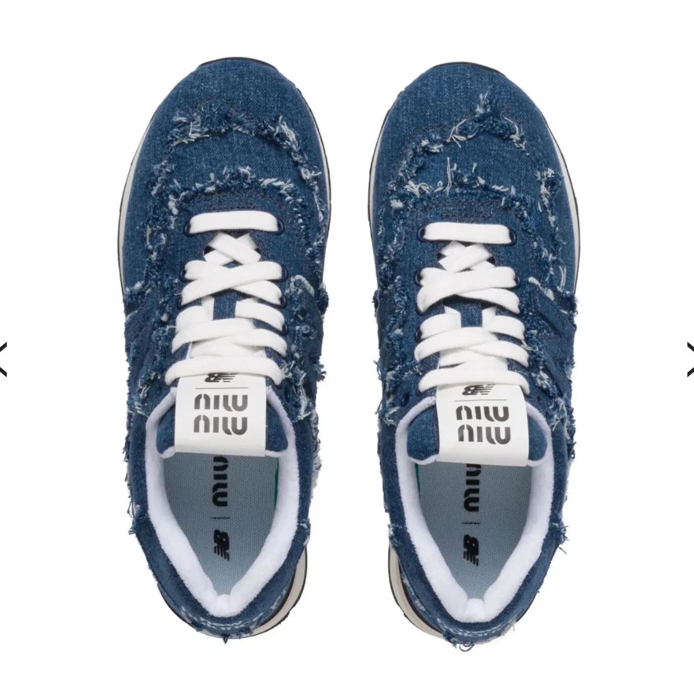 574 DENIM SNEAKERS - BLUE