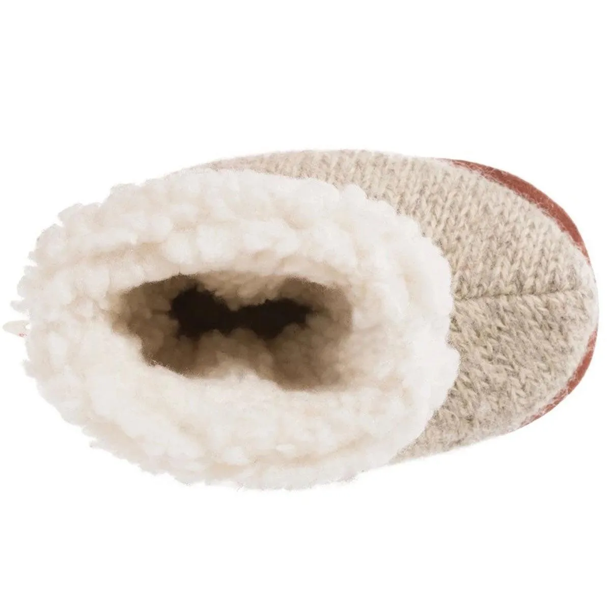 Acorn Kids' Slippers - Easy Bootie, Grey Ragg Wool, TXL | A10157ACKTXL