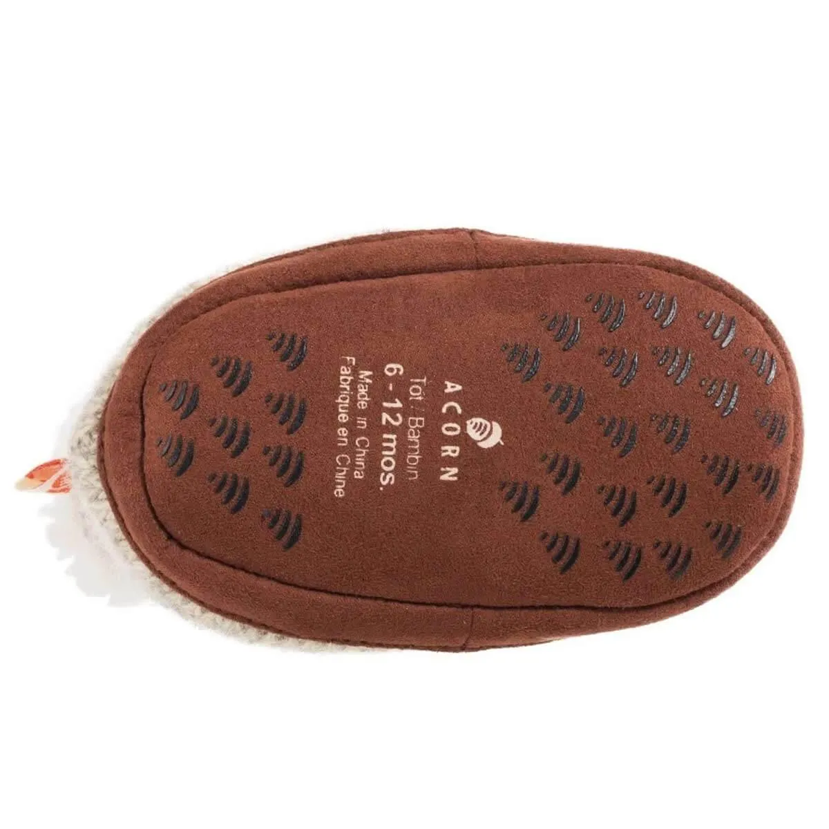 Acorn Kids' Slippers - Easy Bootie, Grey Ragg Wool, TXL | A10157ACKTXL