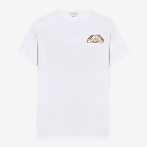 Alexander McQueen Half Seal Logo T-Shirt
