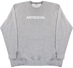 Antisocial - Huge Oversized Hoodless Hoodie