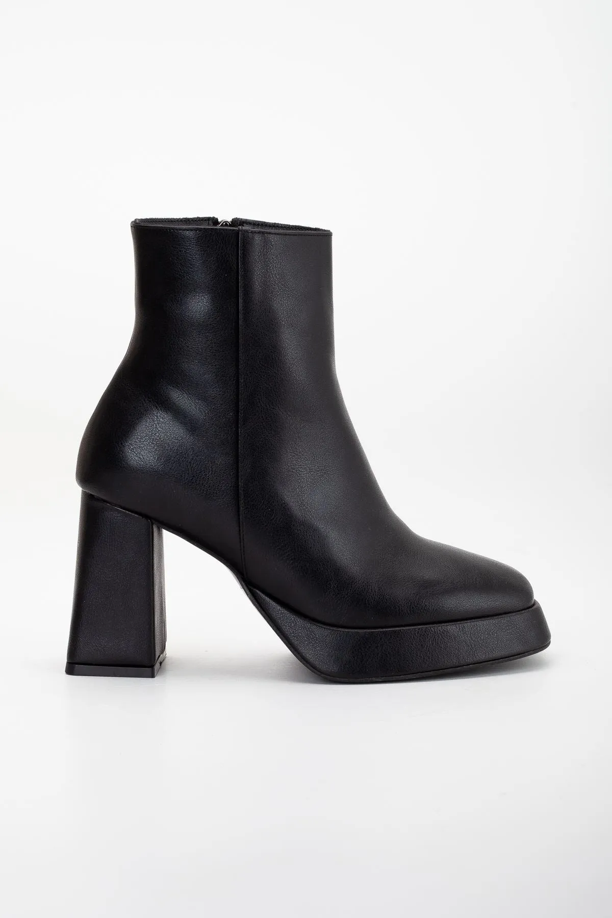 belinda platform topuk deri bot