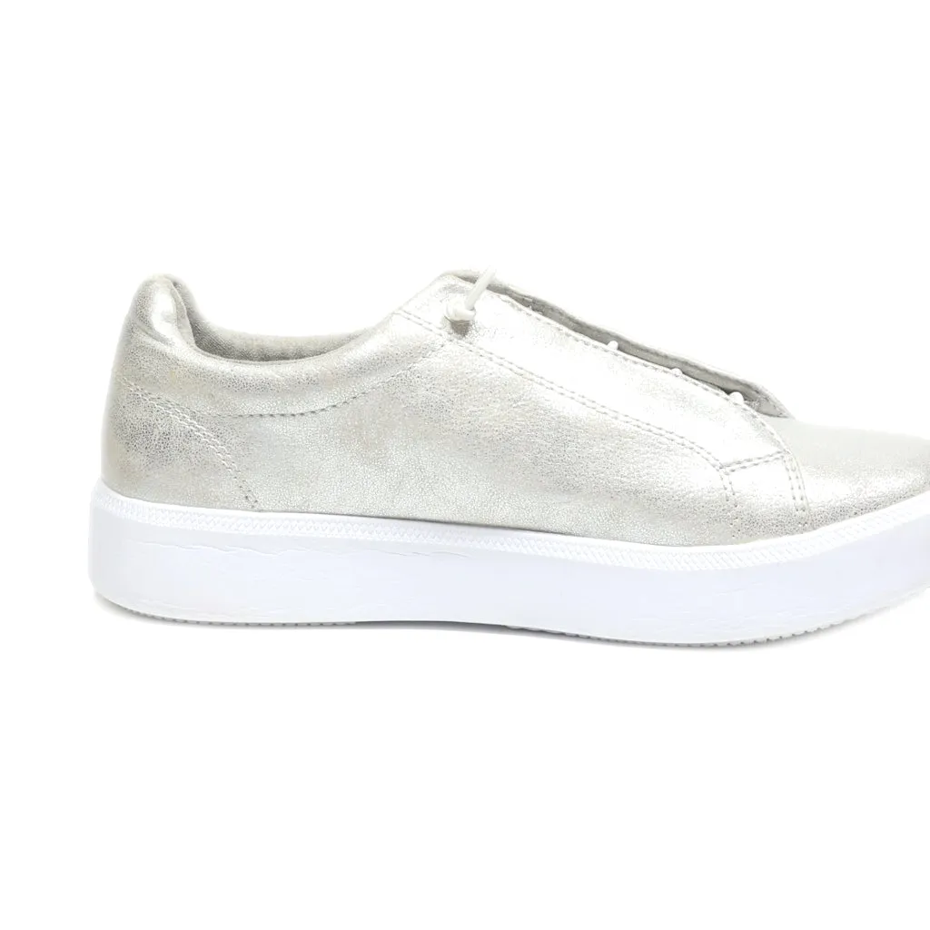 Bugatti Trainers & Sneakers Leather Silver Colour For Women
