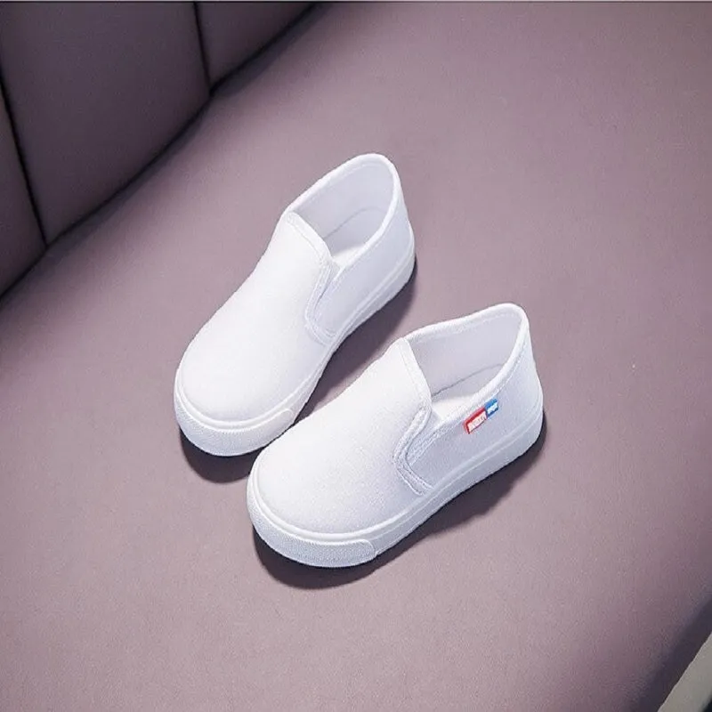 Children Shoes for Boys/Girls. Solid Color Sneakers, Simple, Breathable, Non-slip