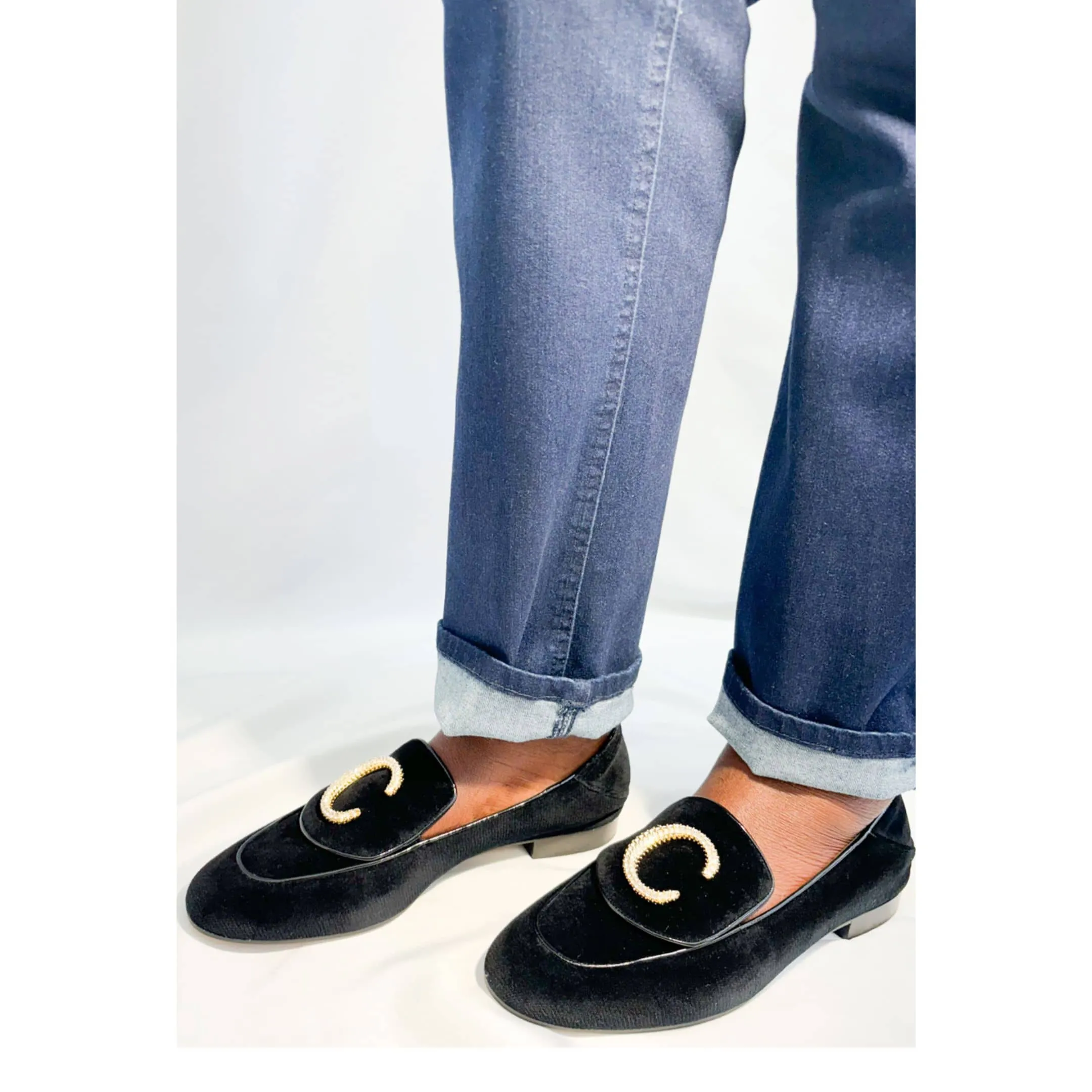 Chloe C Loafers black