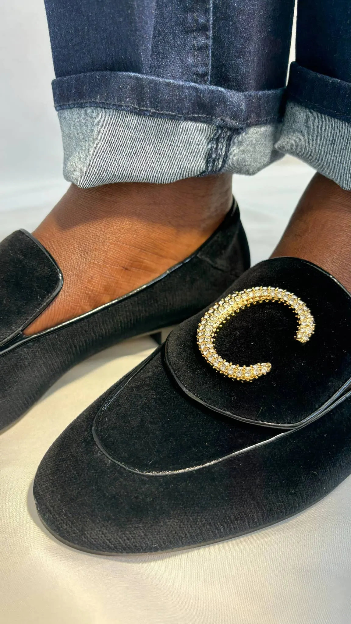 Chloe C Loafers black
