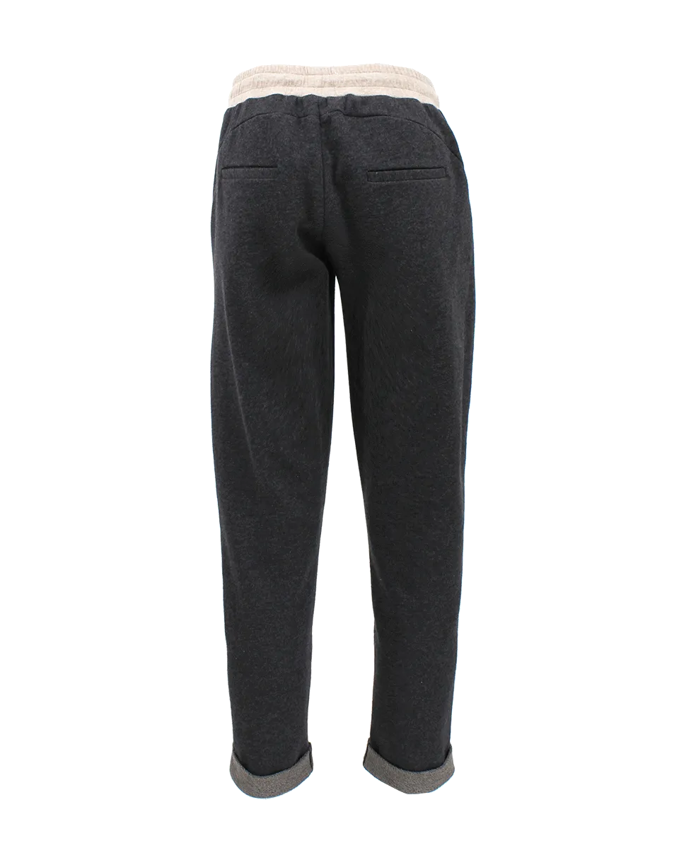 Color Block Sweat Pant