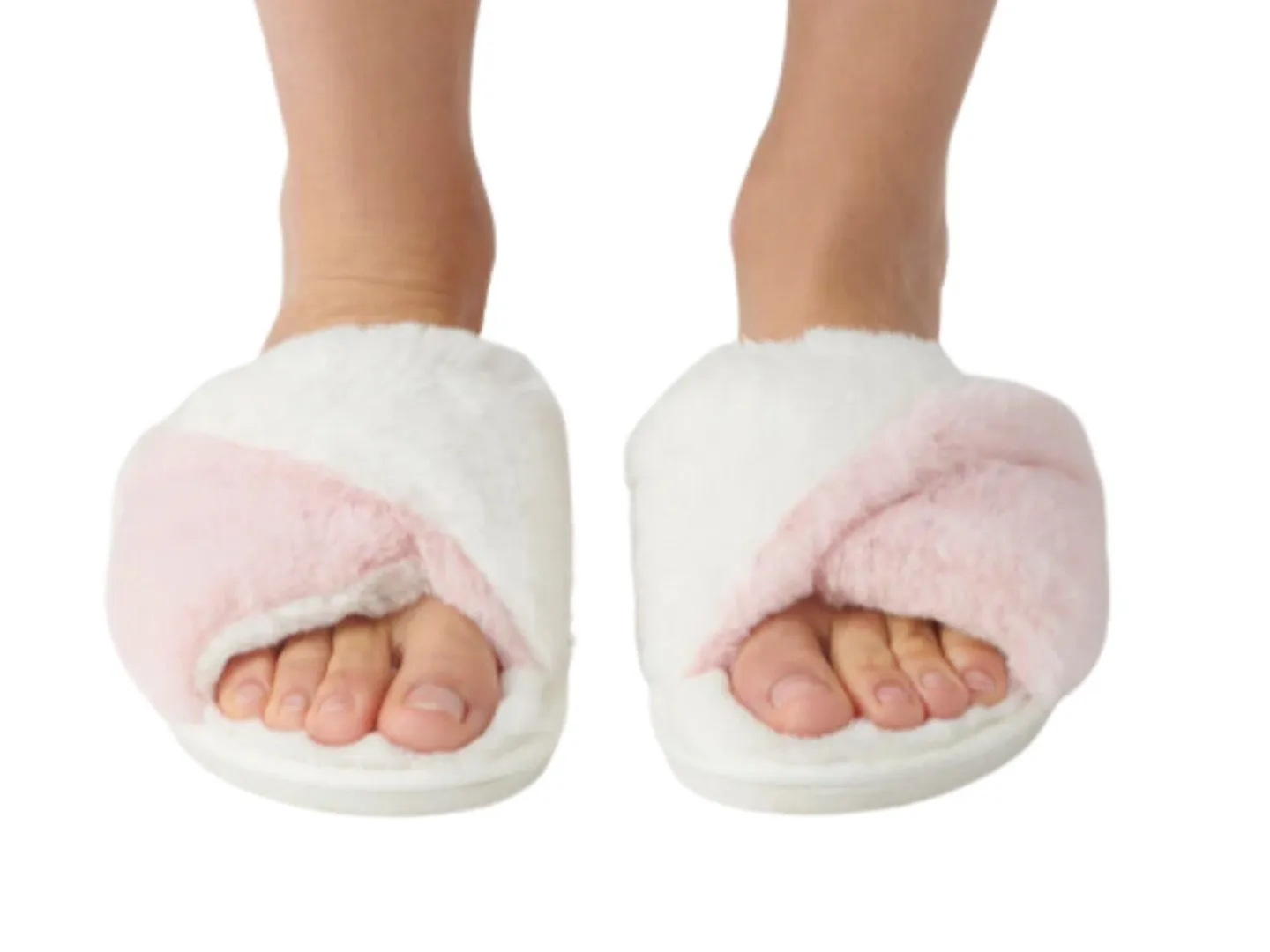 Criss Cross Slide Slippers