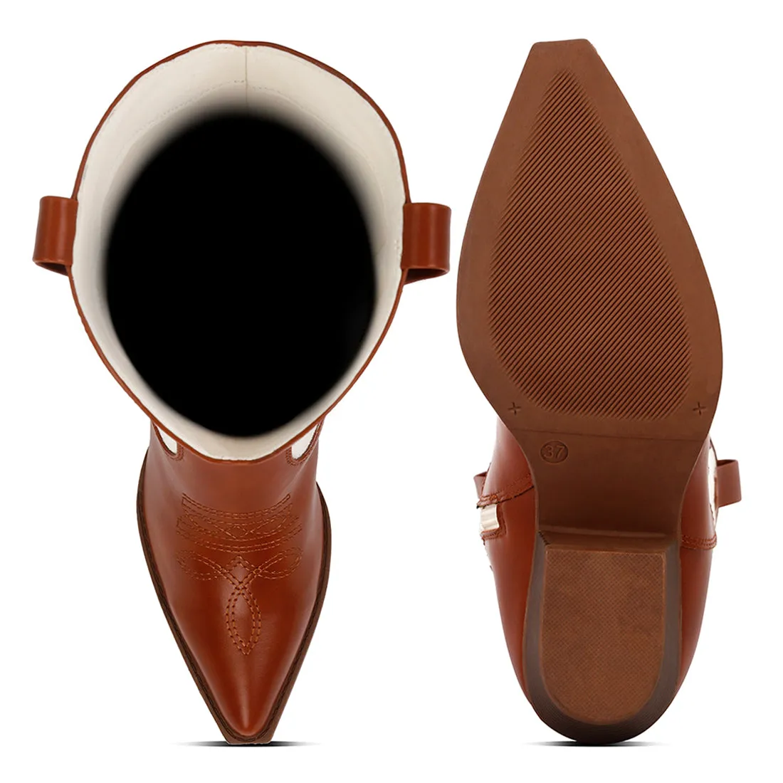 Fallon Patchwork Cowboy Boots