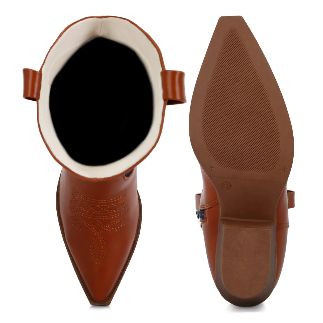 Fallon Patchwork Cowboy Boots
