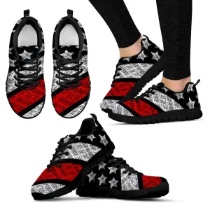 Firefighters Lives Matters (Black) Women's Sneakers