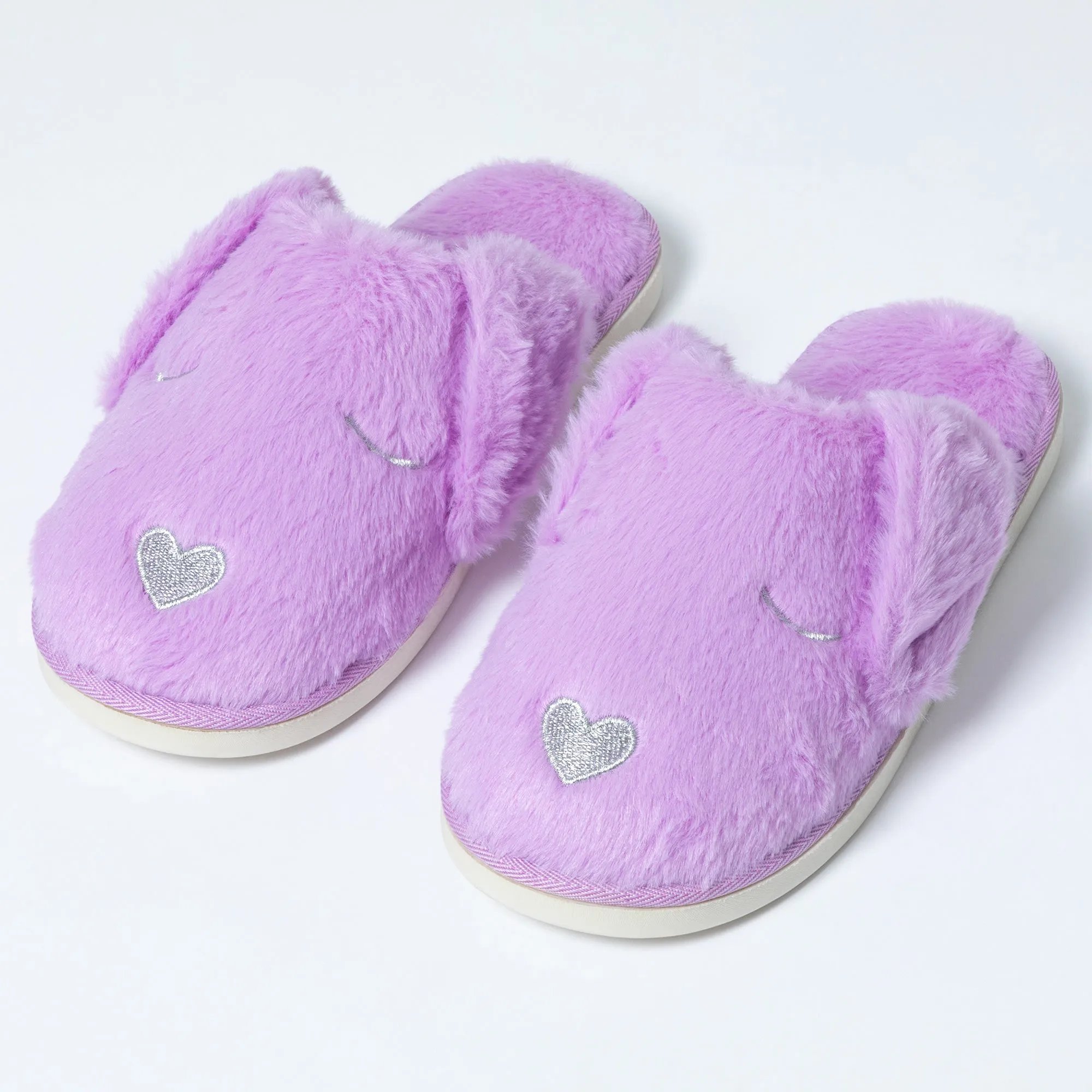 Floppy Ear Dog Fuzzy Slippers