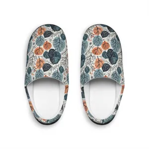 Freezing Leaves Women's Indoor Slippers - Comfortable Home Footwear