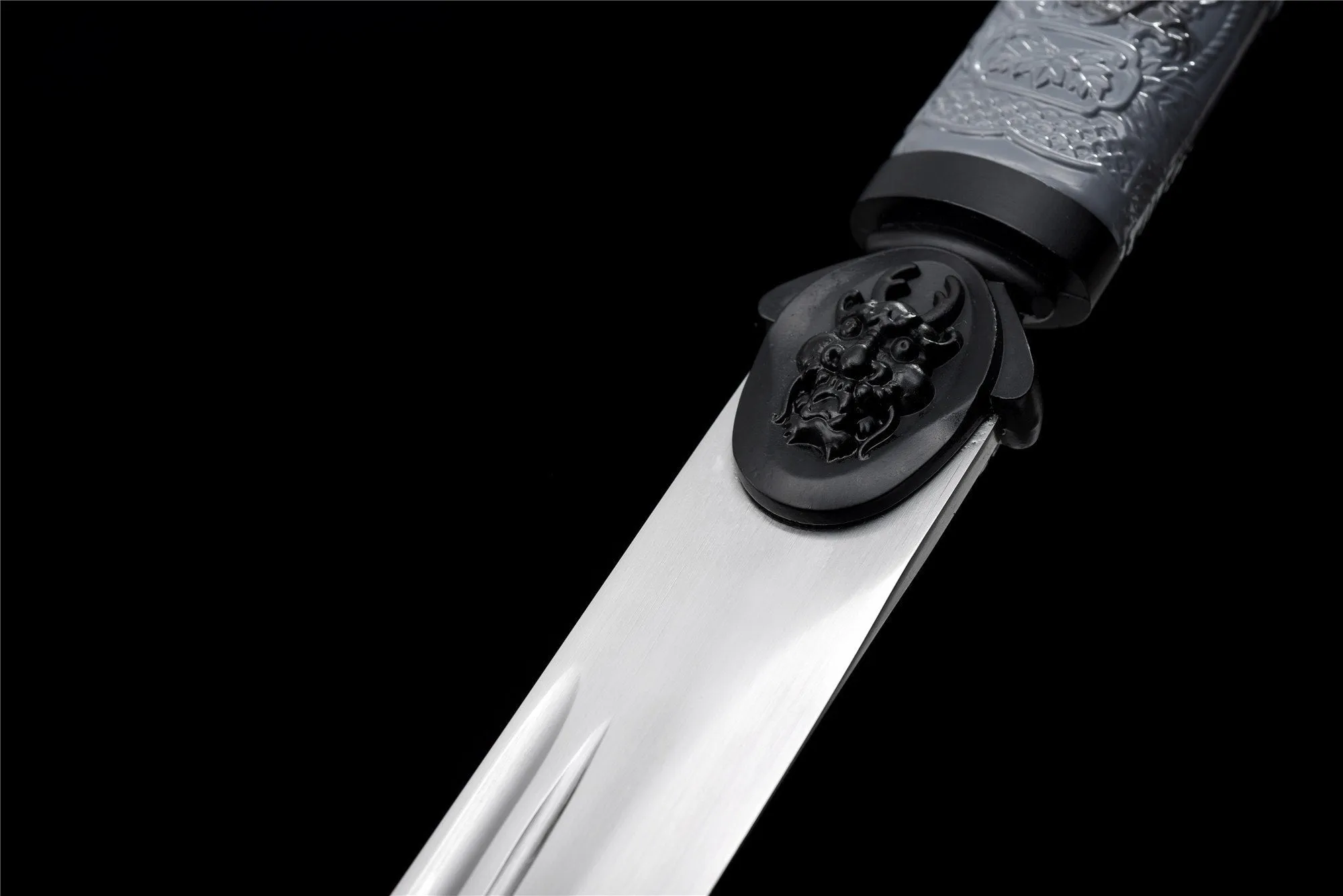 Handmade High manganese steel Chinese Sword With Dragon Head#1356