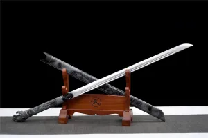 Handmade High manganese steel Chinese Sword With Dragon Head#1356