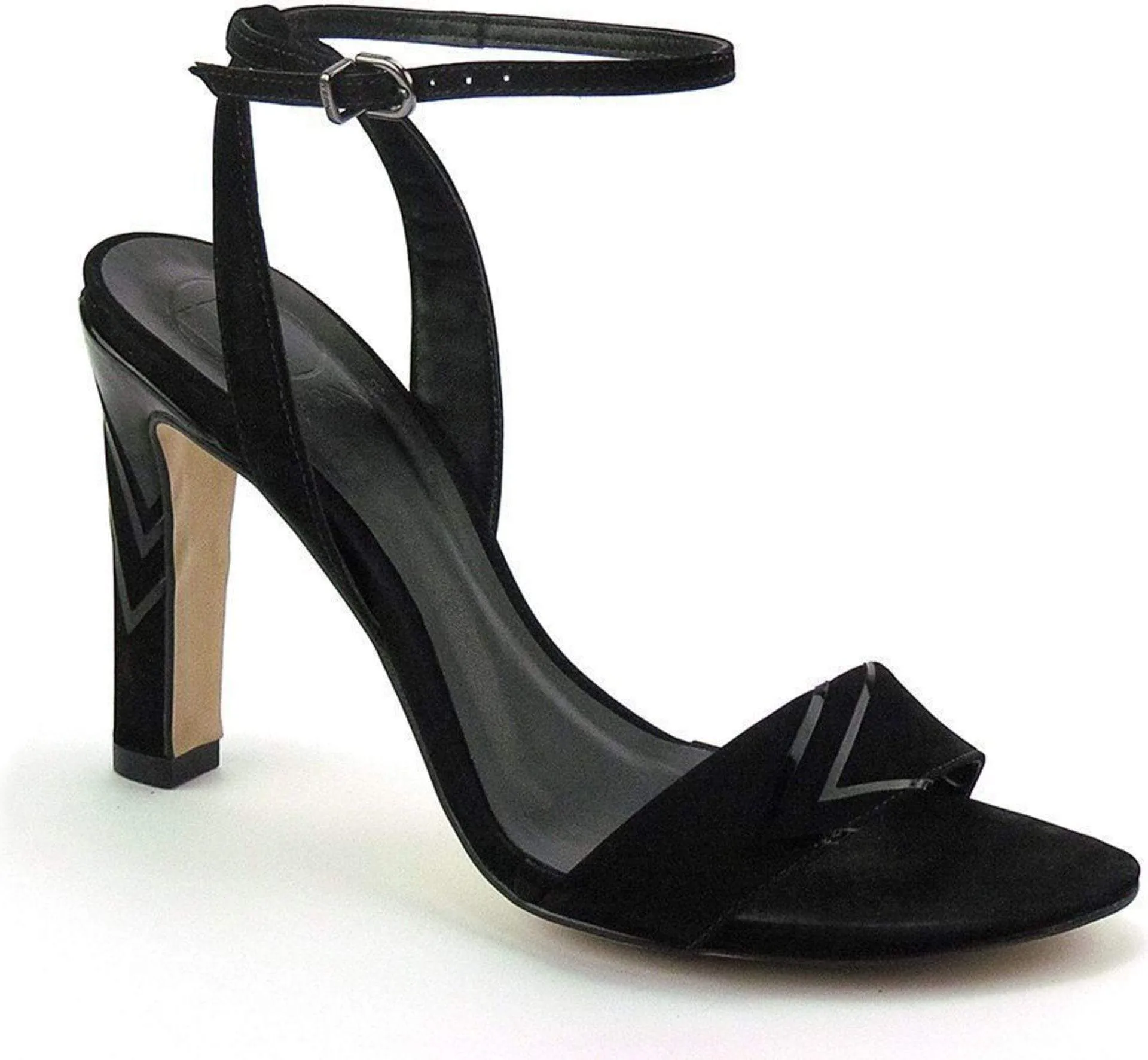 Lima Suede Sandal Black