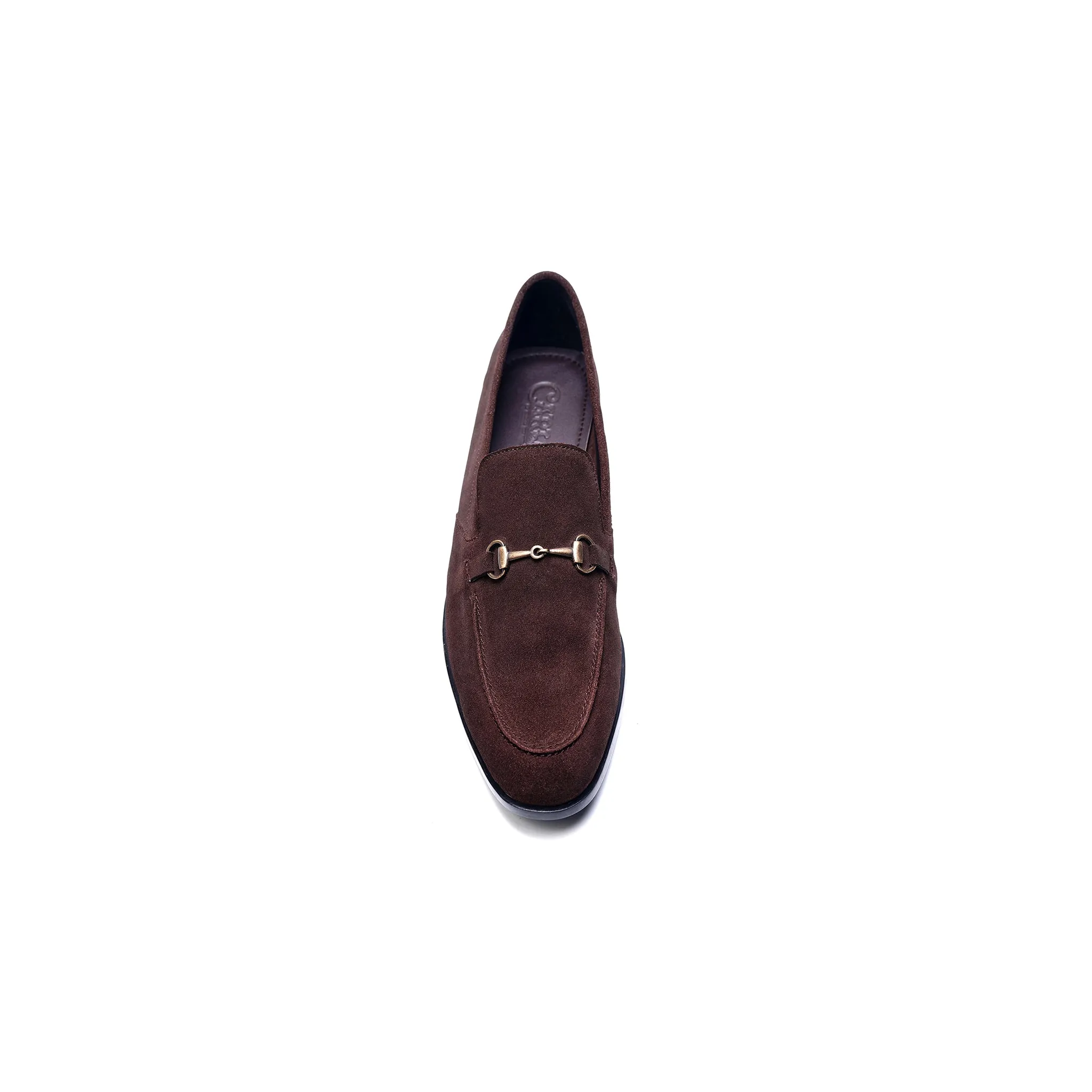 Louis Bit Loafer, Suede // Brown Suede