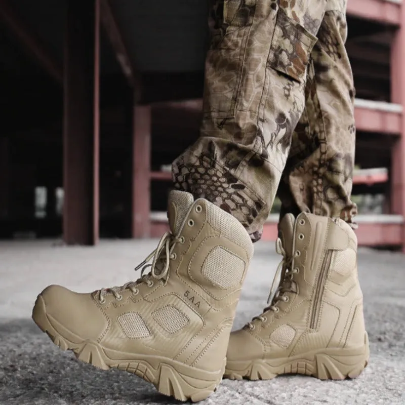 Men Waterproof Outdoor Hiking Army Boots
