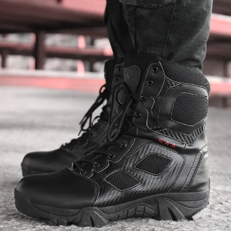 Men Waterproof Outdoor Hiking Army Boots