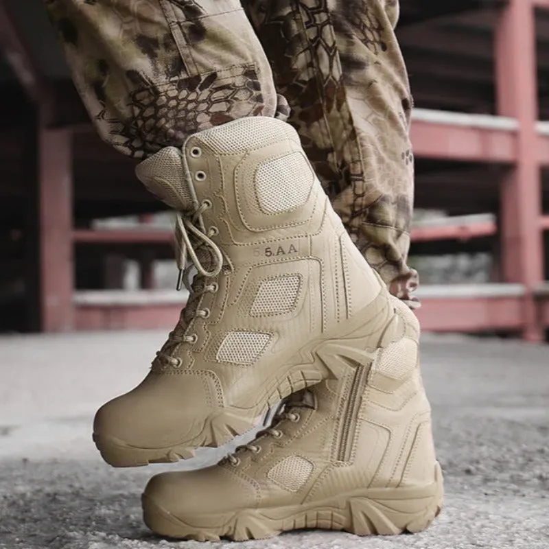 Men Waterproof Outdoor Hiking Army Boots
