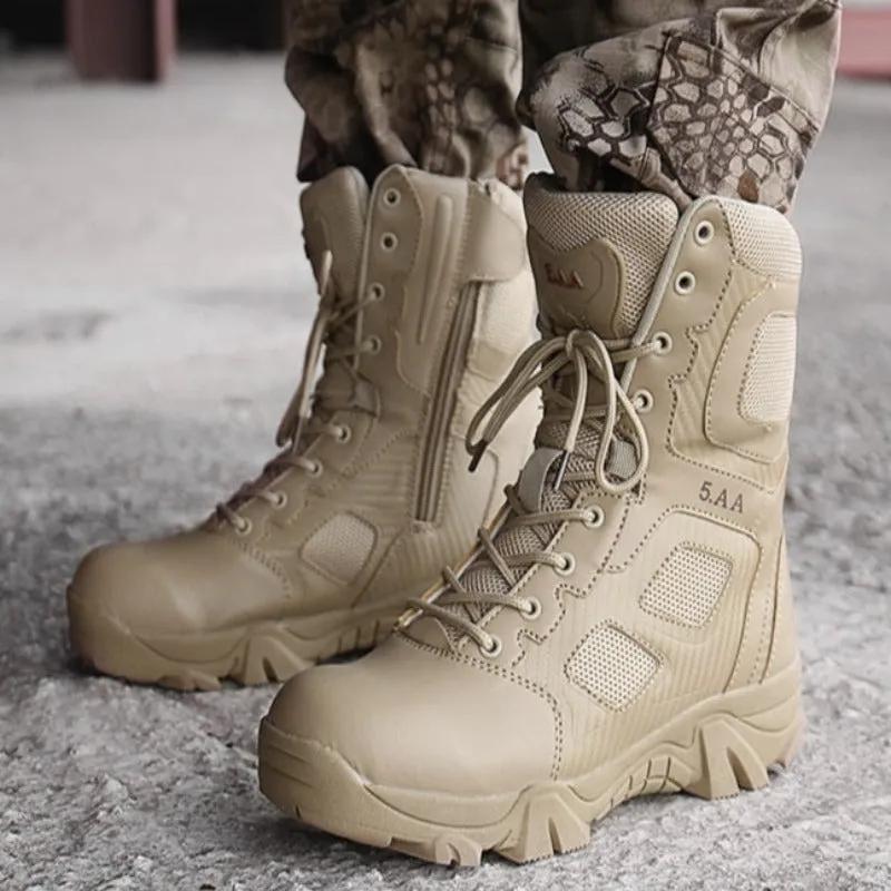 Men Waterproof Outdoor Hiking Army Boots