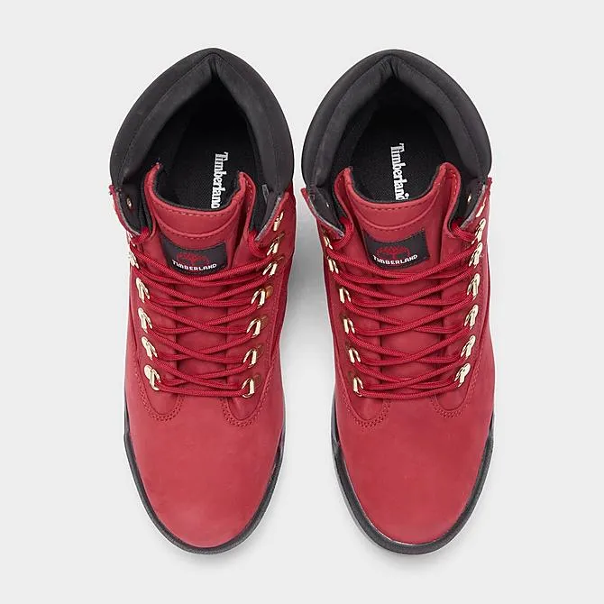 MEN'S TIMBERLAND 6-INCH FIELD BOOTS - Red