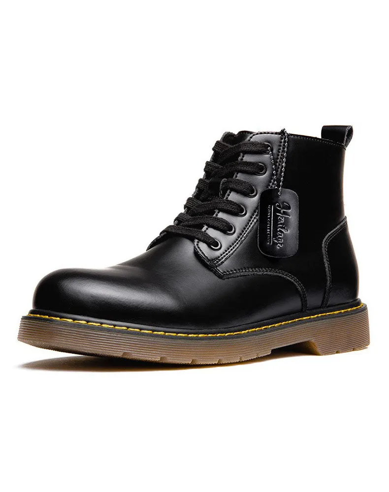 Mid-Cut Tooling All-Match British Style Unisex Martin Boot