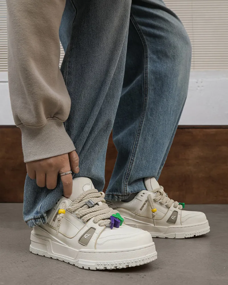 Niceprimes High Street Premium White Couple Sneakers