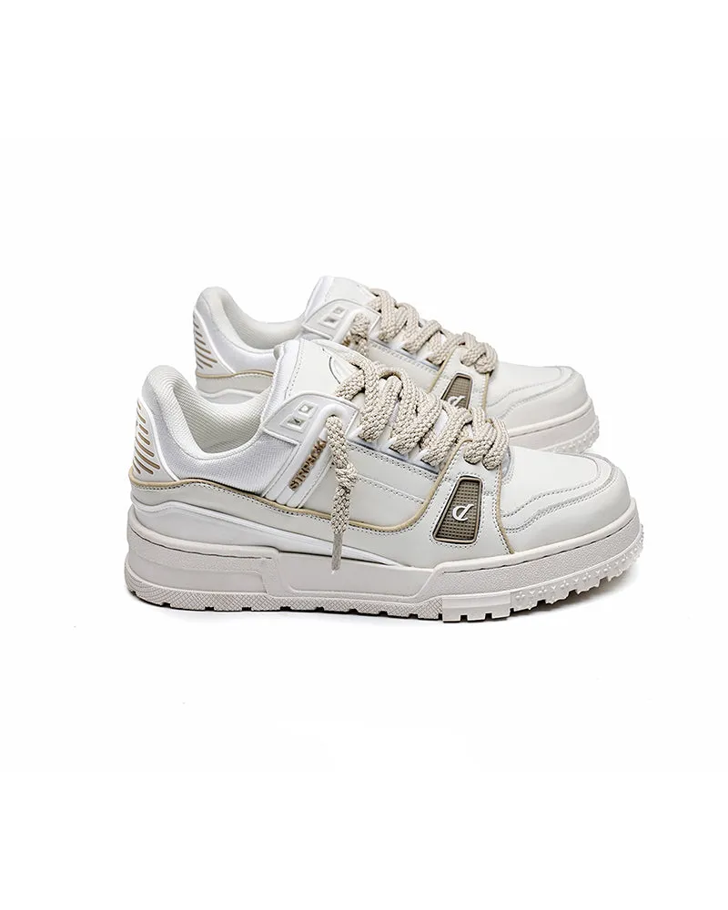 Niceprimes High Street Premium White Couple Sneakers