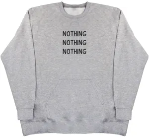 Nothing - Huge Oversized Hoodless Hoodie
