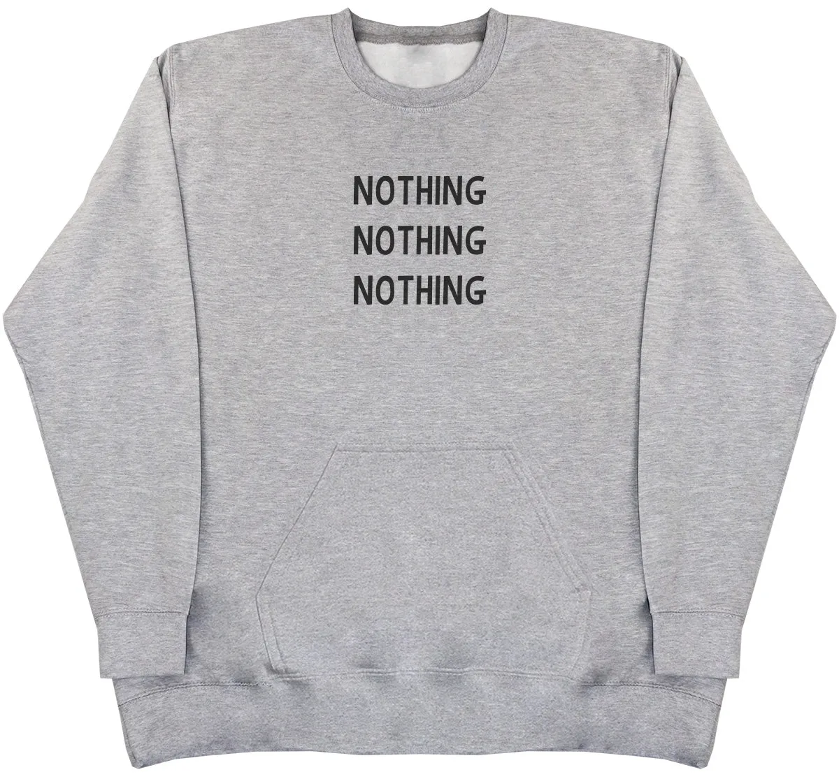 Nothing - Huge Oversized Hoodless Hoodie