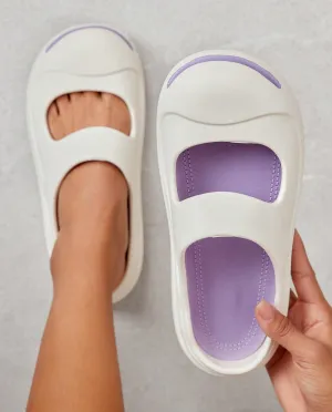 Platform Flat Slippers