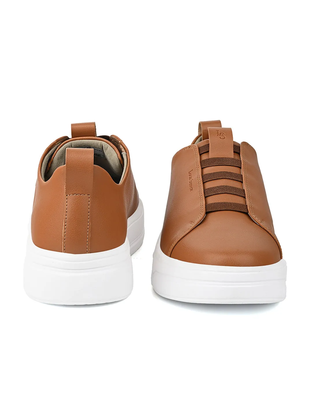 Tan Casual Slip-On Sneakers for Men